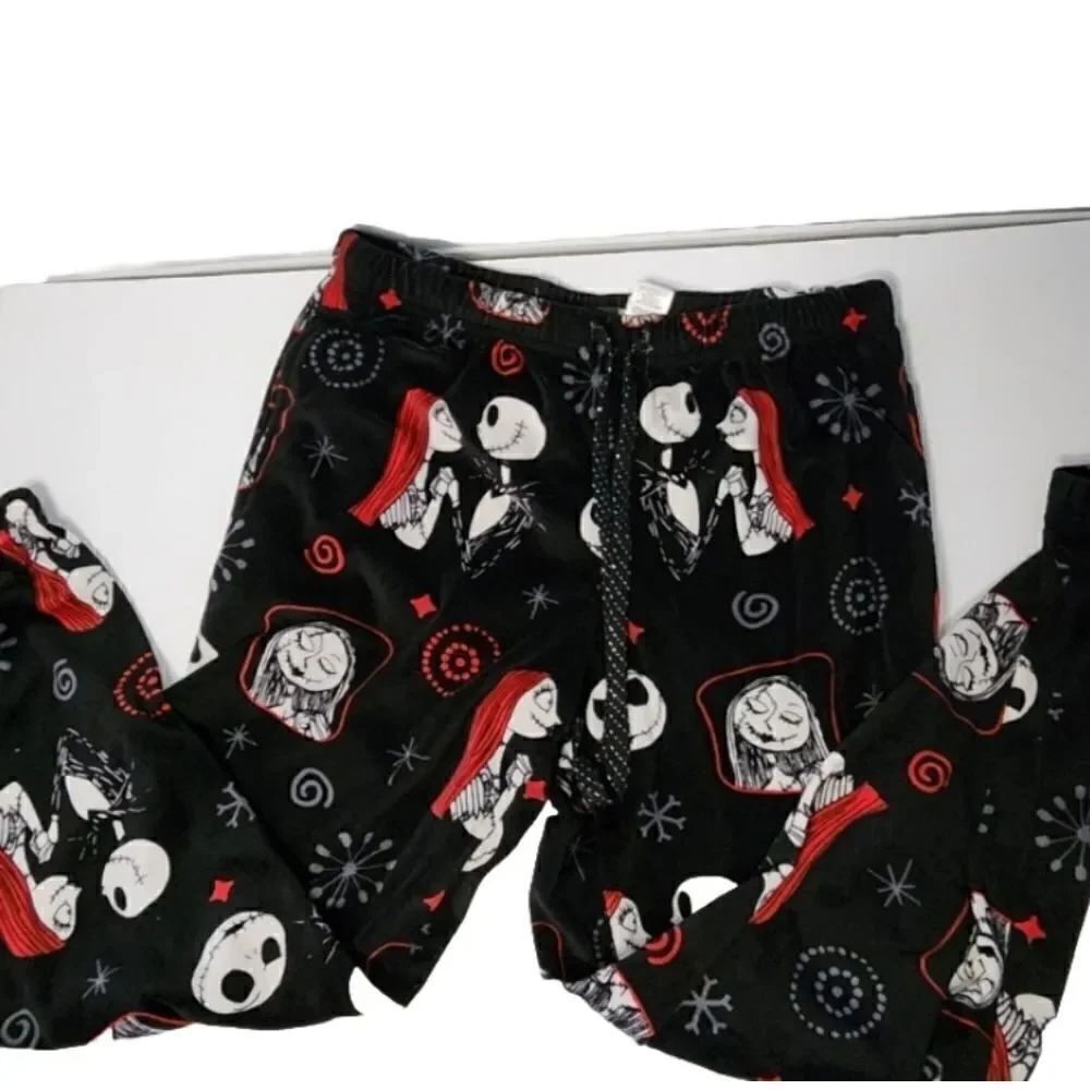 Women's M Nightmare Before Christmas Jack Sleep Pajamas PANTS Disney